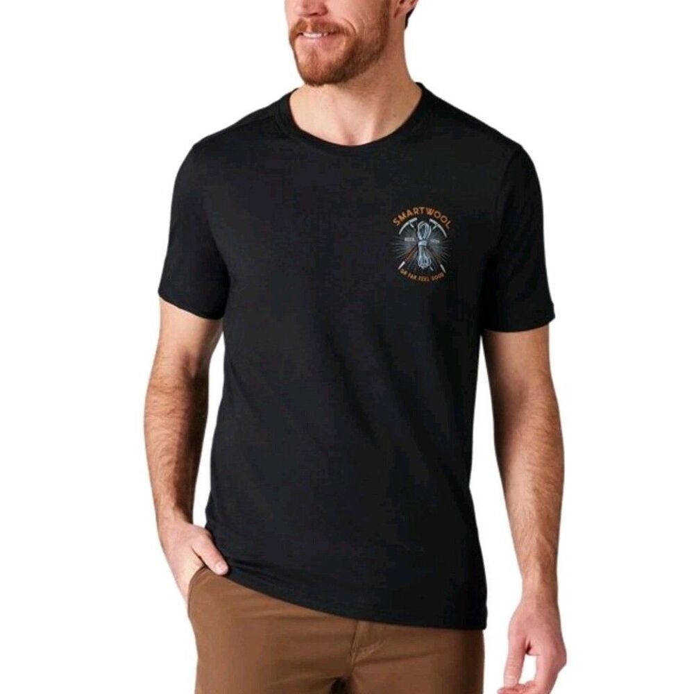 Smartwool Merino Sport 150 Ice Axe Descent Graphic Print Crew Tee
